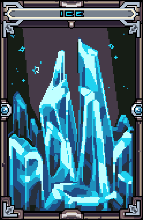 The Battle Of The 3 Elements. Ice Card #184