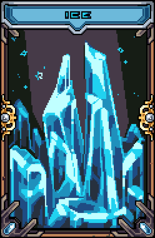 The Battle Of The 3 Elements. Ice Card #198