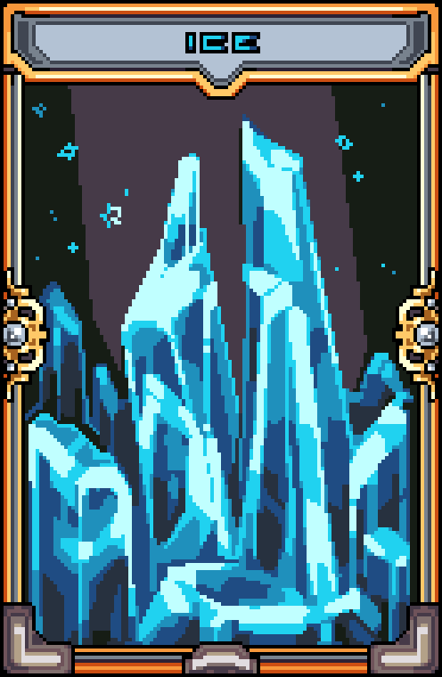 The Battle Of The 3 Elements. Ice Card #445