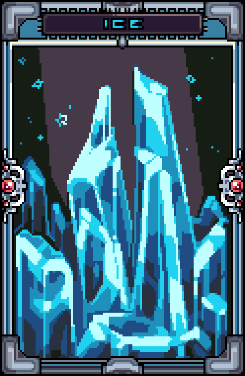 The Battle Of The 3 Elements. Ice Card #455
