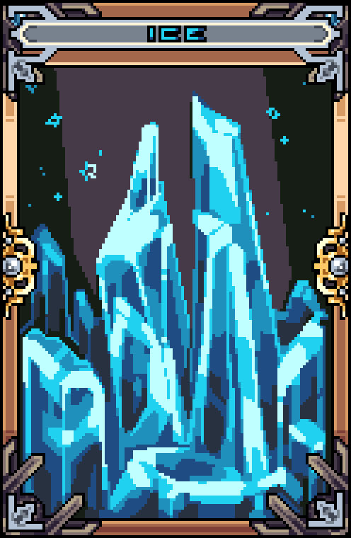 The Battle Of The 3 Elements. Ice Card #582