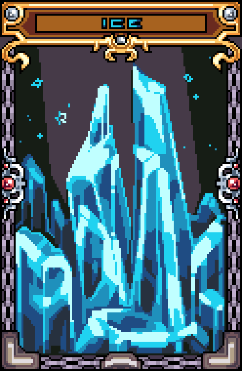 The Battle Of The 3 Elements. Ice Card #753